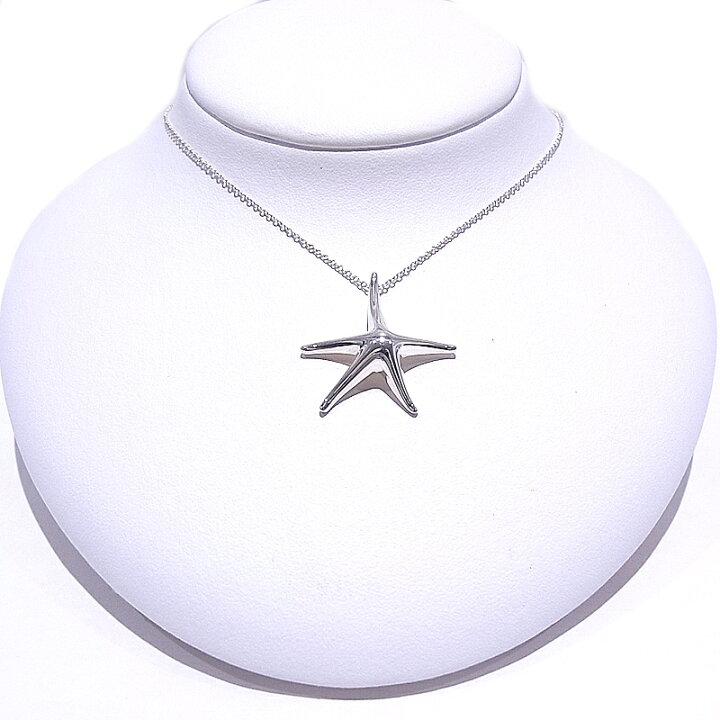 TIFFANY & Co. ストア (ティファニー) ヒトデ ネックレス ペンダント チェーン シルバー 925 Tiffany & Co.  スターフィッシュ ネックレス （シルバー製 Tiffany & Co. ヒトデ ネックレス