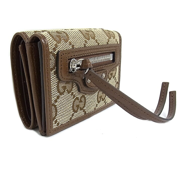 楽天市場】GUCCI グッチ 三つ折り財布 681708 ベージュ/ダークブラウン 