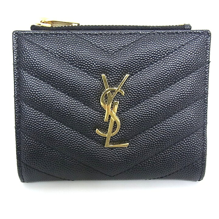 楽天市場】サンローラン SAINT LAURENT YSL ミニ財布 2つ折り財布  