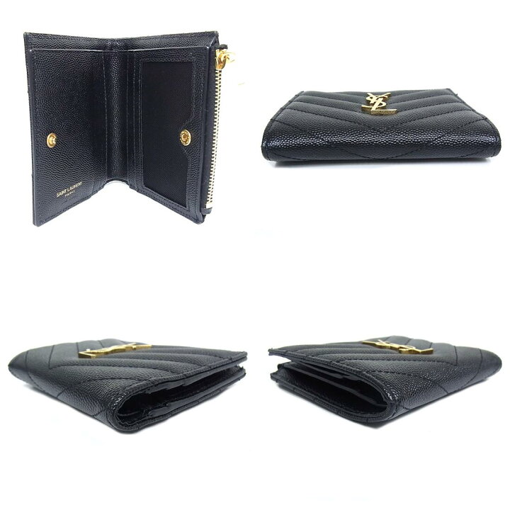楽天市場】サンローラン SAINT LAURENT YSL ミニ財布 2つ折り財布  