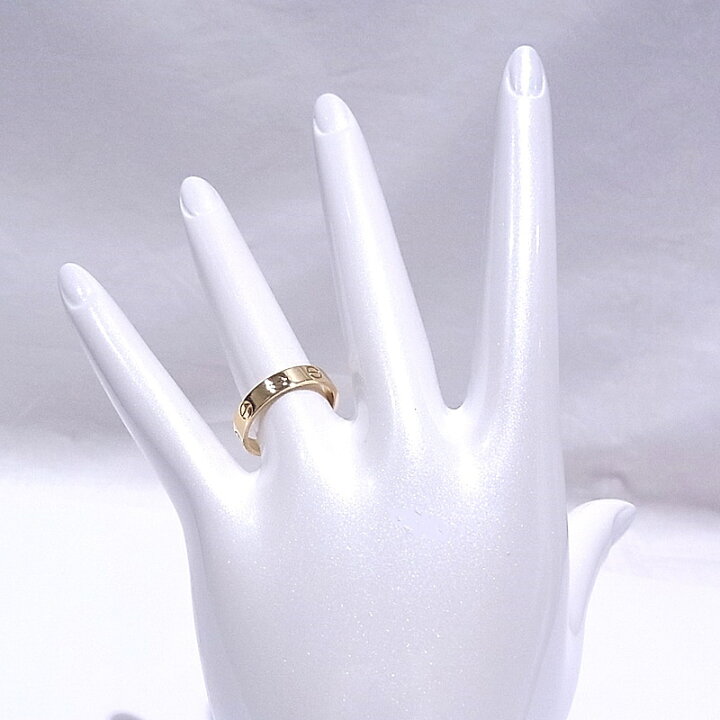楽天市場】Cartier カルティエ ミニラブリング YG イエローゴールド 50 