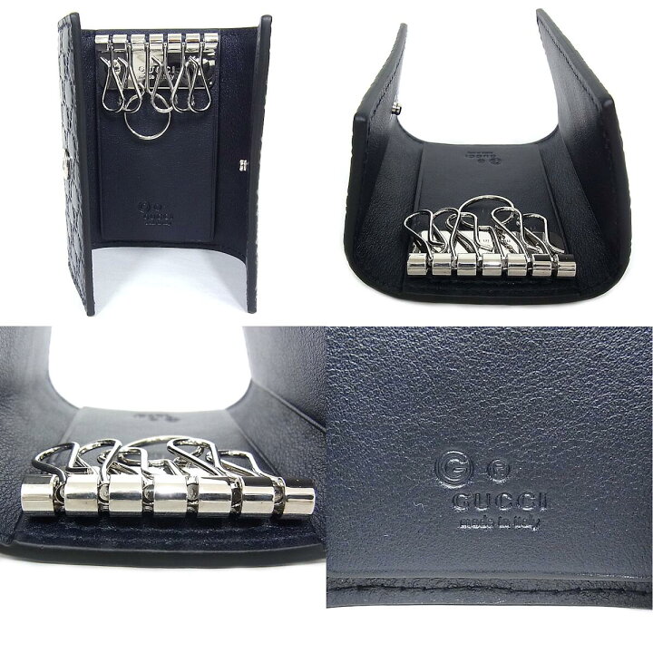 楽天市場】グッチ GUCCI キーケース6本 6連 アウトレットグッチシマ 