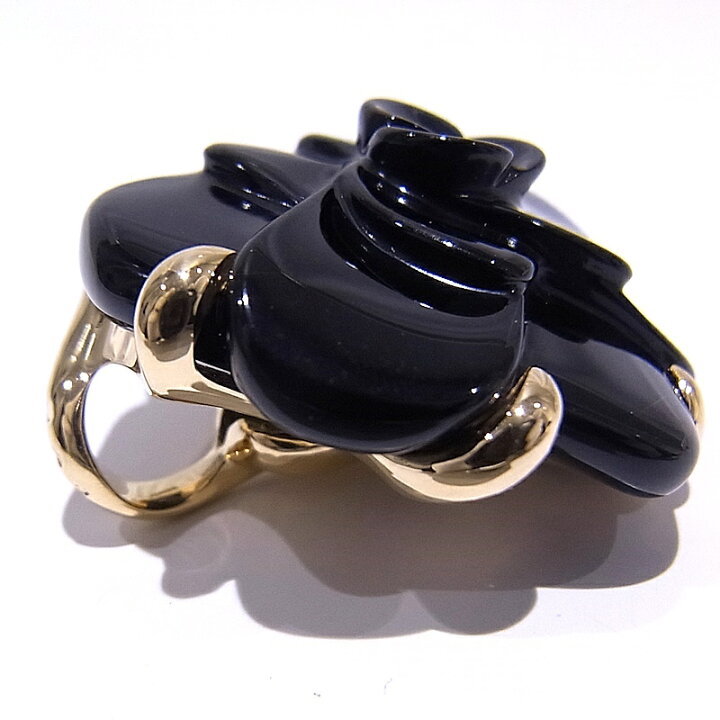 楽天市場】CHANEL シャネル YG 750 K18カメリア ペンダントトップ 