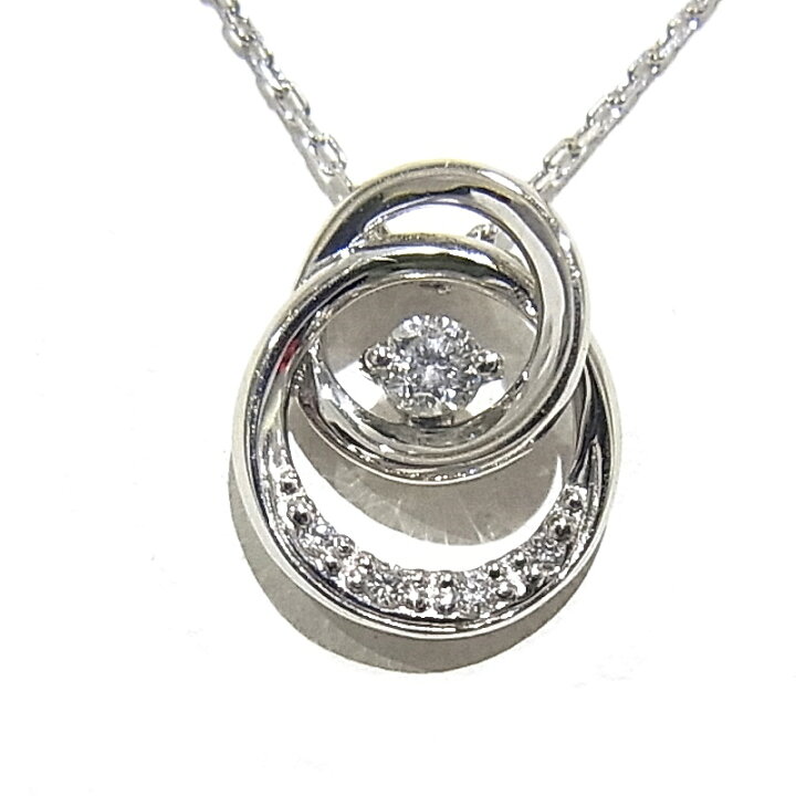 楽天市場】スタージュエリー Pt950 プラチナネックレス ダイヤ0.04ct  