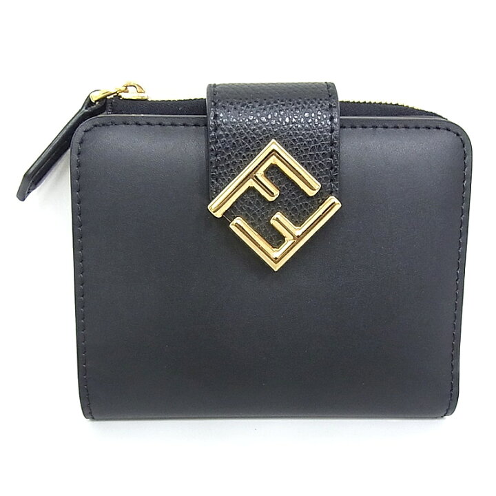 楽天市場】フェンディ FENDI 二つ折り財布FFダイヤモンド スモール 