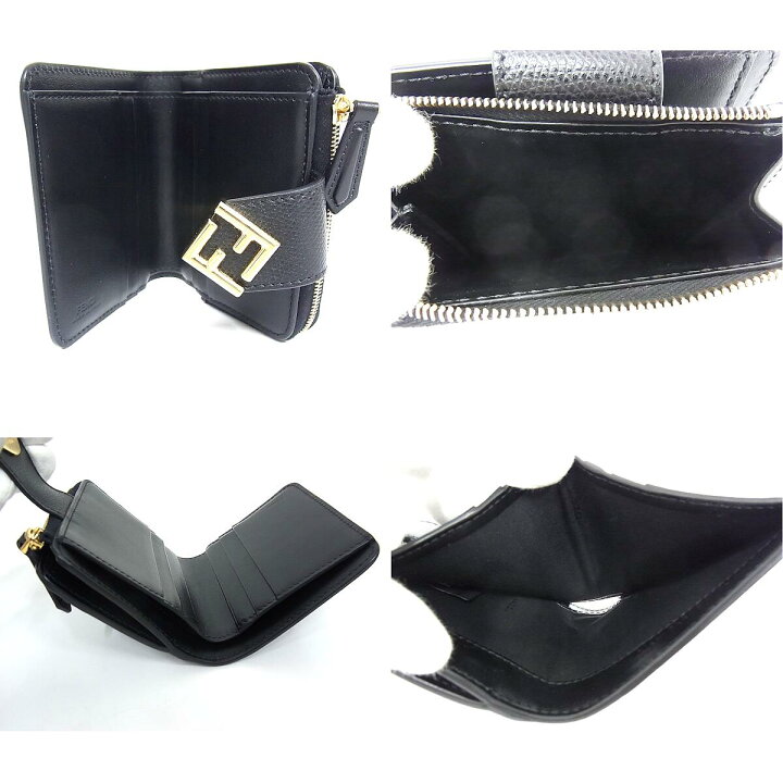 楽天市場】フェンディ FENDI 二つ折り財布FFダイヤモンド スモール 
