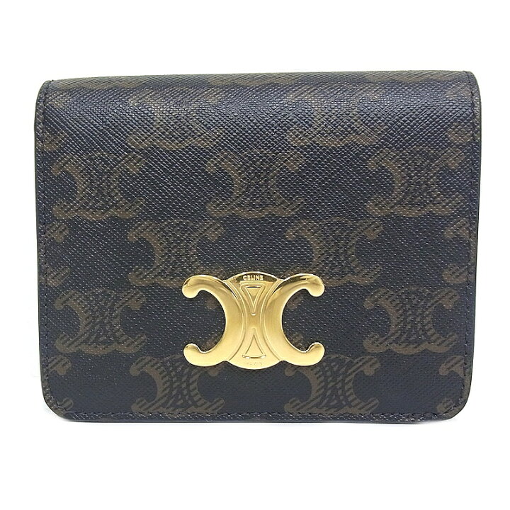 楽天市場】セリーヌ celine 二つ折り財布トリオンフ コンパクト  