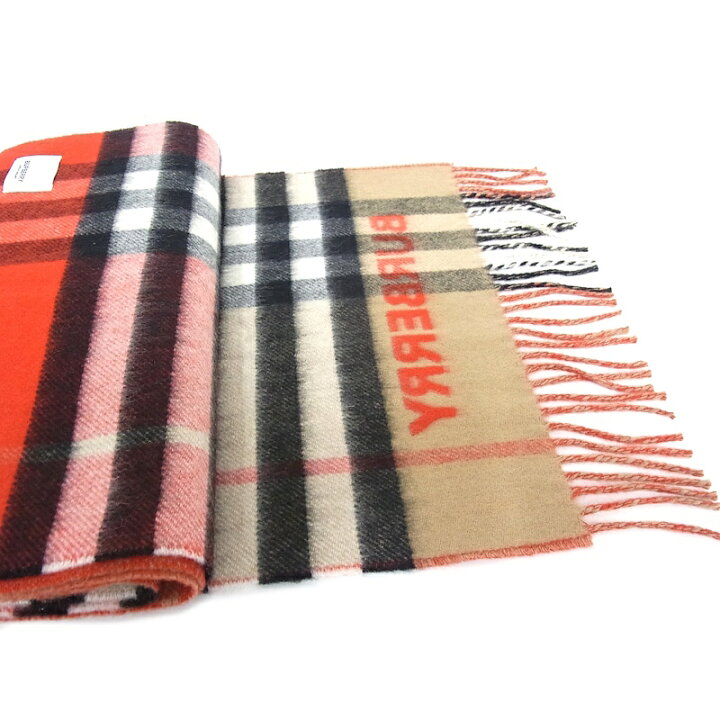 楽天市場】バーバリー Burberry カシミヤマフラー レディース メンズ  