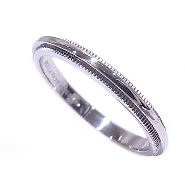 楽天市場】ティファニー TIFFANY&Co.Pt950 プラチナ ミルグレイン 