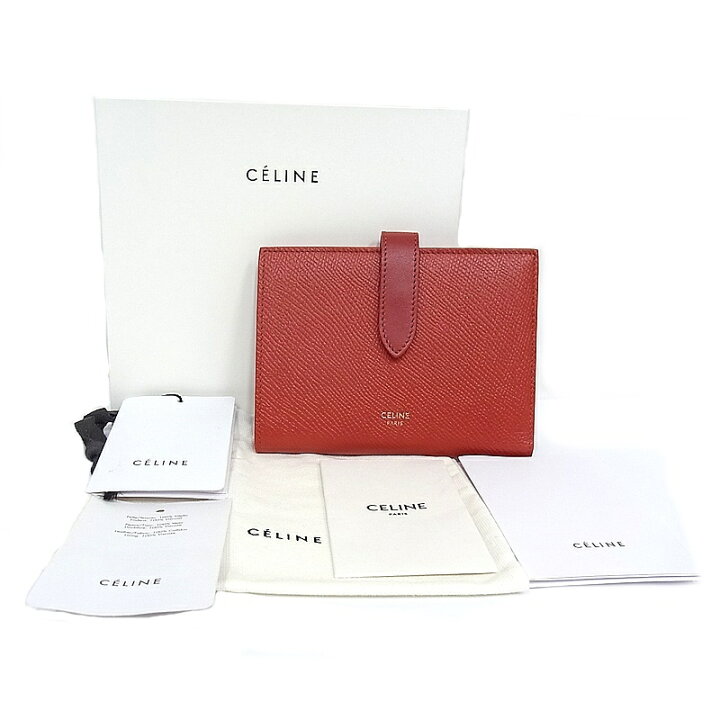 楽天市場】セリーヌ celine 二つ折り財布ストラップ マルチ  