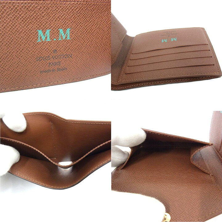 楽天市場】ルイヴィトン LOUIS VUITTON 二つ折り財布モノグラム M62288  