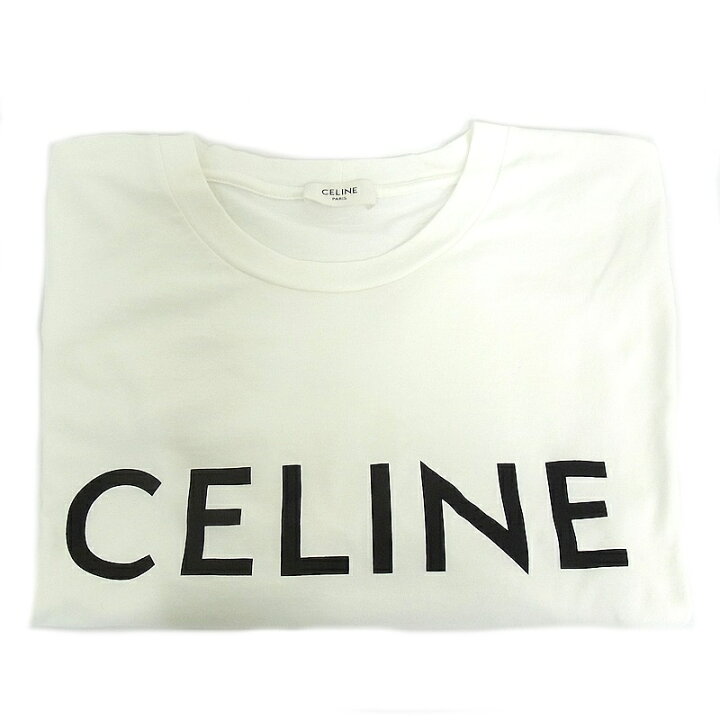楽天市場】CELINE セリーヌ Tシャツレディース クロップド Tシャツ  