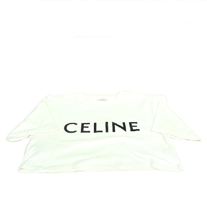 楽天市場】CELINE セリーヌ Tシャツレディース クロップド Tシャツ 