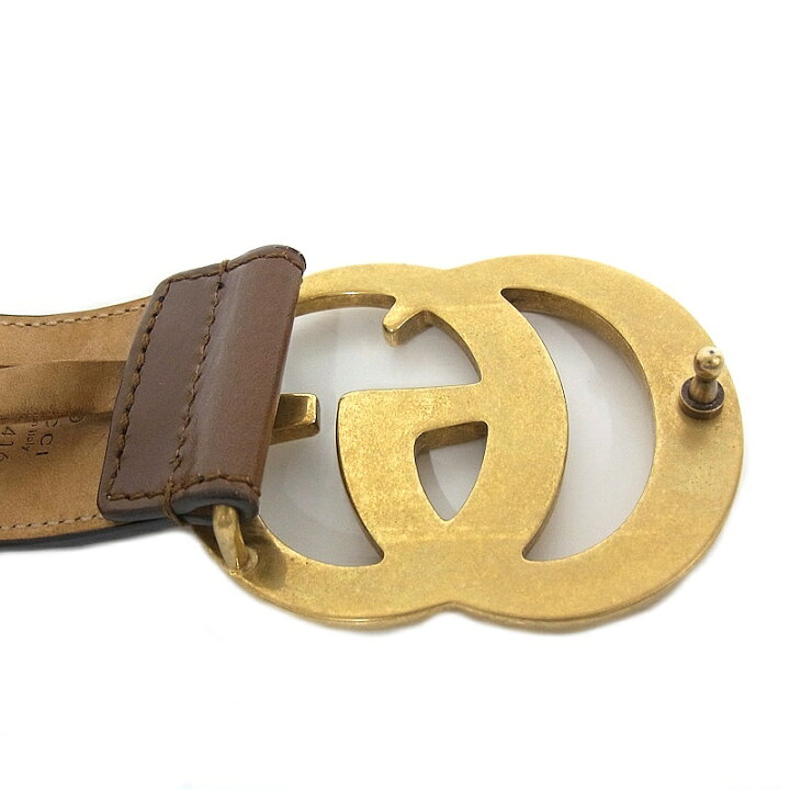 楽天市場】グッチ GUCCI ベルト 409416GGマーモント シェリーライン 