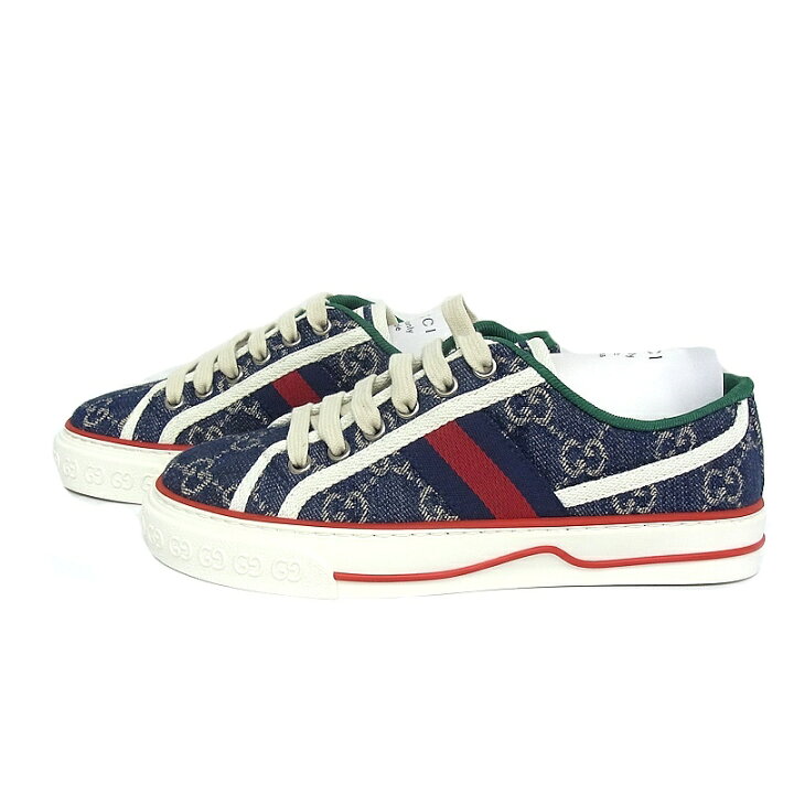 楽天市場】グッチ GUCCI スニーカー606110 テニス 1977サイズ35 1/2 約 