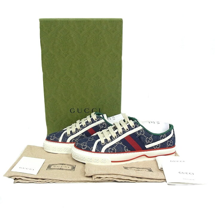 楽天市場】グッチ GUCCI スニーカー606110 テニス 1977サイズ35 1/2 約 
