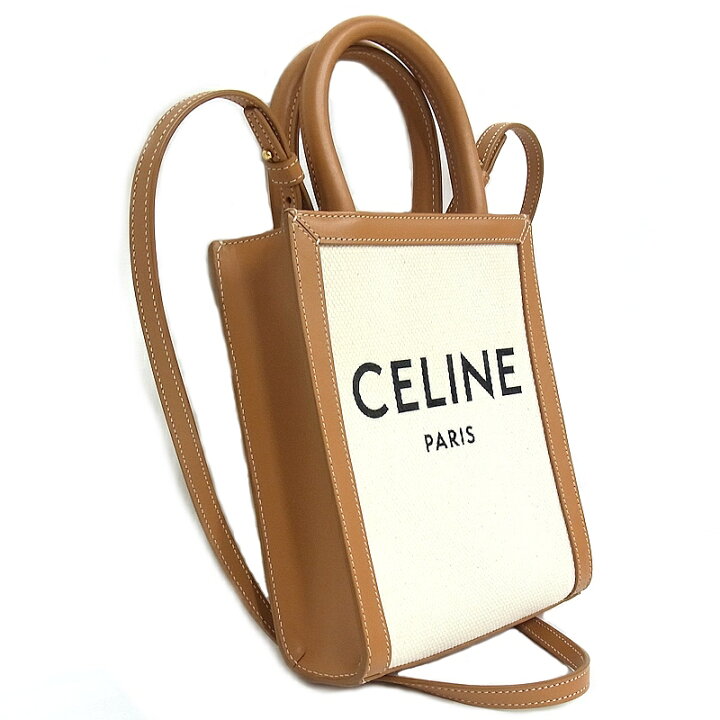 楽天市場】セリーヌ CELINE 2WAYバッグバーティカルカバ ミニ ロゴ 