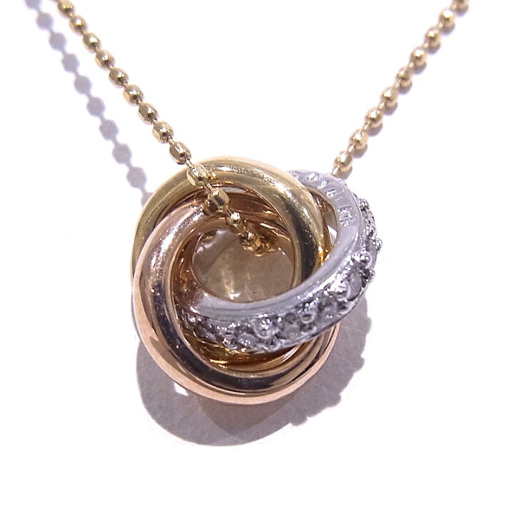 楽天市場】K18YG 750 イエローゴールド ネックレス 750 YG/WG/PG 3  