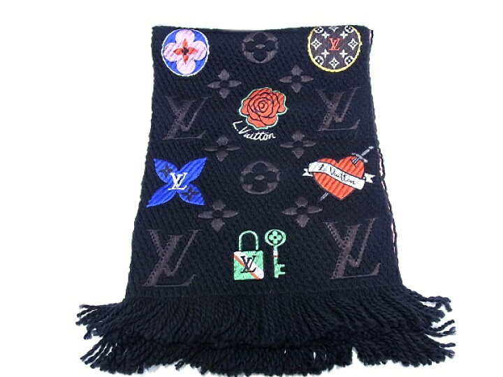 楽天市場】ルイヴィトン LOUIS VUITTON マフラーエシャルプ ロゴマニア  