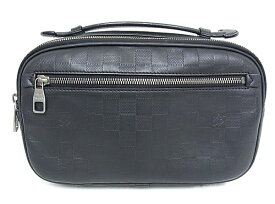 ルイヴィトン Louis Vuitton LV ダミエ アンフィニアンブレール　メンズ　ショルダーバッグ　ボディバッグN41288　オニキス　ブラック【中古品】【程度B】【良品】