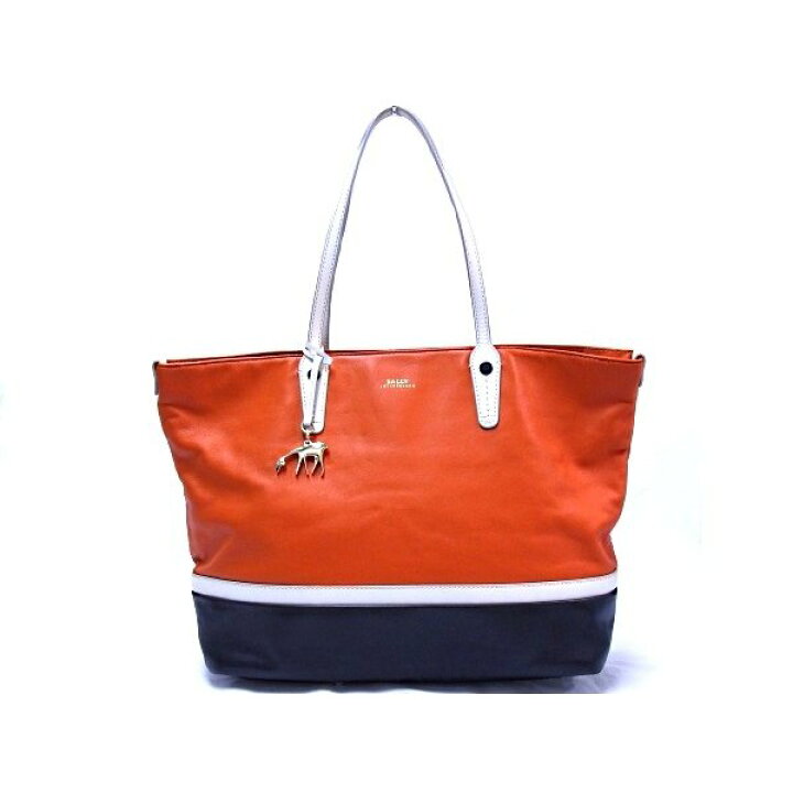 楽天市場】【中古】【程度A】【美品】BALLY バリー レザー トート 