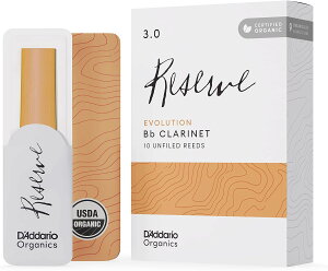 D'Addario WoodWinds �_�_���I ���[�h Bb�N�����l�b�g�p USDA�I�[�K�j�b�N�F�؎擾�� RESERVE EVOLUTION ODCE�@10������ �y�������K�i�z