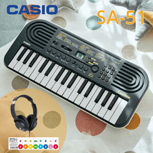 CASIO �J�V�I/SA-51 Casiotone �~�j�L�[�{�[�h�@�~�j���� ���Պy�� 32�~�j���� �R���p�N�g�{�f�B ���� �A�J�y���̉����ɂ��y�I�ׂ�Z�b�g�z