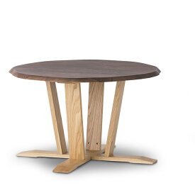 和風家具 ラウンドテーブル テーブル カフェテーブル ダイニングテーブル 幅100cm 高さ60cm おしゃれ 和モダン 木製 丸 ラウンド 北欧 『 くつろぎ-ラウンドテーブル100-60 』 リラックス八木研