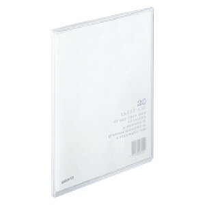 コクヨ クリヤーブック<キャリーオール>固定式 B5縦 20枚ポケット 透明 (ラ-5T)
