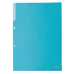 コクヨ クリヤーホルダー(2穴あき・カラー) A4 青 ※1セット5入 (フ-750B)