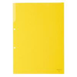 コクヨ クリヤーホルダー(2穴あき・カラー) A4 黄 ※1セット5入 (フ-750Y)