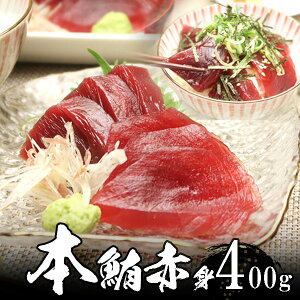 本マグロ(本鮪)赤身 4人前(約400g) 極上品 天然物【送料無料】沖縄へは700円加算 お歳暮 海鮮 冬ギフト 冬グルメ 贈答用 プレゼント 年末準備 年末年始配達予約可能