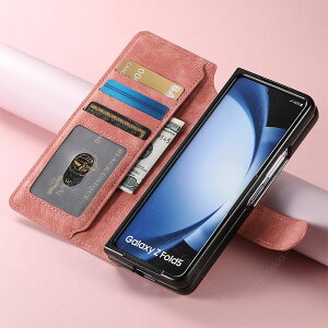 【脱着式2in1設計★特典フィルム】Galaxy Z Fold 6 ケース フィルム一体型 Samsung Galaxy Z Fold5 Fold4 スマホケース 手帳型ケース カバー カード収納 マグネット 分離式 2in1 スタンド機能 耐衝撃 シンプ