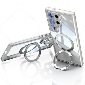 Galaxy S25 S25PLUS S25 Ultra Galaxy S24 S24PLUS S24 Ultra �����O�t�� MagSafe�P�[�X �����O�X�^���h �}�O�l�b�g���� �X�^���h��̌^�P�[�X ���� �w�ʃN���A ���C�����X�[�d �X�}�z�����O ������� �P�[�X ��