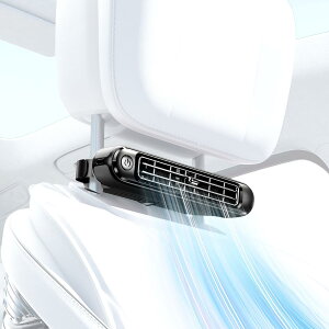 車載 扇風機 後部座席用 ヘッドレスト 座席ファン USB給電式 角度調整 3段階風量 カーファン サーキュレーター カーファン 省エネ 静音 小型 車 自動車用 後部座席ファン 車 暑さ対策 換気 車