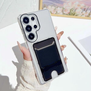 �y�J�[�h���[�P�[�X�t���zGalaxy S25 Ultra �P�[�X �N���A�P�[�X Galaxy S24 Ultra S23 Ultra S22 Ultra �P�[�X �J�o�[ ���� �w�ʃJ�[�h���[ �X�^���h�@�\ �ϏՌ� �J�[�h�|�P�b�g�t�� �ϋv�� �M�����N�V�[ 