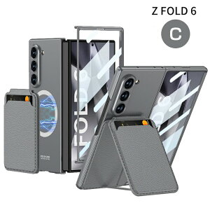 Galaxy Z Fold 6 P[X MNV[ tH[h 6 Jo[ J[h[ X}zP[X tB̌^ ܂肽 P[X X^h@\ Sȕی CX[dT|[g  ^ y 