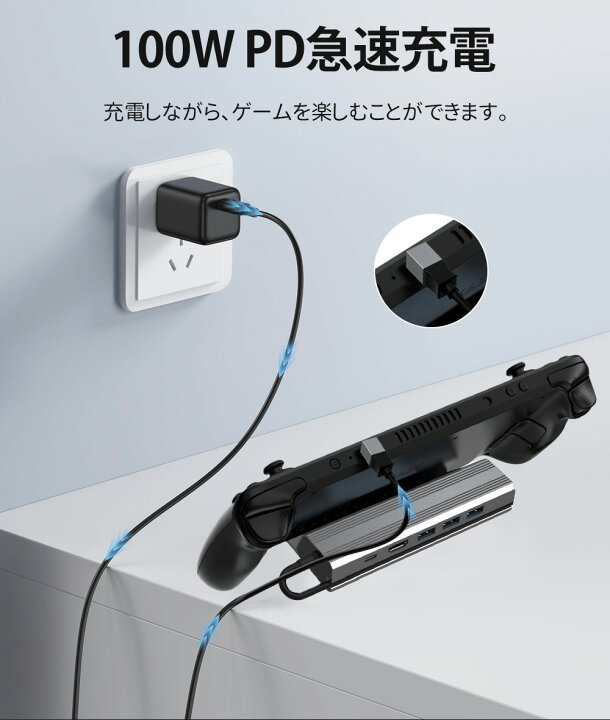 楽天市場】【SS期間限定50％OFF】Steam deck用TVドック 6-in-1多機能 