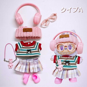 y7_Zbgzʂݗp LABUBU uu 17cm ߑZbg ւ l`p sNn 킢 ̎q ʂݗp  C Xq Cz ʂ Zbg hXƃANZT[t l