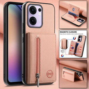 OPPO Reno13 A P[X z^ wʃJ[h[ OPPO Reno13 A/13F Ή gуJo[ X}zP[X Ib| 13ap U[P[X }OlbgJ Jی uX^h@\ ϏՌ ϖC Sʕی