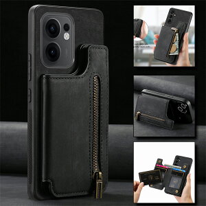 OPPO Reno13 A ケース 財布型 背面ケース RFID機能 カード入れ 小銭入れ OPPO Reno13 A 対応 携帯カバー 背面手帳型 スマホケース オッポ 13a用 レザーケース カメラ保護 スタンド機能 耐衝撃 耐摩擦 全