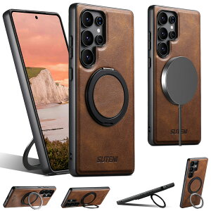 Galaxy S25 �P�[�X �����O��̌^ �X�^���h�@�\ Galaxy S25 Ultra S25 Plus �P�[�X �}�O�l�b�g Galaxy S24 S23 S22 Ultra �X�}�z�P�[�X �M�����N�V�[s25 �ی�P�[�X 360°��]�X�^���h magsafe�Ή� ���C�����X�[�d �w