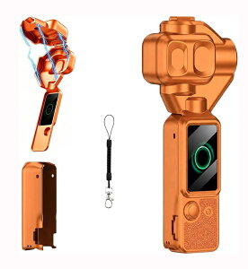 Osmo Pocket 4P �ی�P�[�X DJI Osmo Pocket 4 Pro �Ή� �ی�J�o�[ �t���J�o�[ �W���o�������Y�J�o�[ 360°�S���ʕی� ��ʕی� ���C�J�� �X�g���b�v�t �y�� �Ռ��z�� �h�o ���h�~ �g�ѕ֗� �A�E�g�h�A