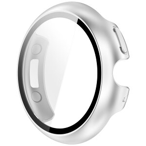 �y�P�[�X���O�����[�d�\�zGoogle Pixel Watch 4 (2025) 41mm 45mm �Ή� �P�[�X �ی�P�[�X �[�d�\ �S�ʕی� �����K���X�t�B���� ��̌^ PC+TPE ��d�\�� �����݌v ���� �Ռ� �h�~ �J�o�[ �O�[�O�� �s