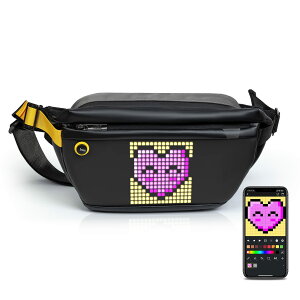 Divoom Pixoo Sling Bag �s�N�Z���A�[�g �{�f�B�o�b�O �V�����_�[�o�b�O �΂߂����o�b�O �����V�����_�[�o�b�O �l�C �u�����h �h�� �X�|�[�c �y�� ���W���[ �����Y ���f�B�[�X