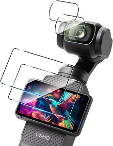 DJI OSMO Pocket 4 �ی�t�B���� �K���X�t�B���� 2�� �J�����ی� 2�� DJI OSMO Pocket 4 / OSMO Pocket3 �ی�t�B���� dji osmo pocket 4 / 3 �K���X�t�B���� + �����Y�t�B���� �p �I�Y���|�P�b�g4 / 3 �t�B���� �K��
