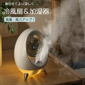 最新 冷風扇 冷風機 小型 ミニクーラー 扇風機 卓上冷風機 加湿器 ミニエアコン 氷 300ML大容量 4段階風量 静音 サーキュレーター ポルタブルクーラー 冷風 USB充電式 加湿 強風 小型 ミニエアコン 夏 暑さ対策 車中泊 オフィス 寝室 ホワイ