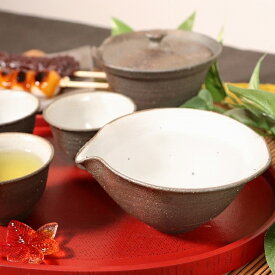 信楽焼 急須 土もの急須 湯冷まし 宝瓶 陶器 やきもの 信楽 ティーポット 食器 土瓶 器 焼き物 ポット しがらき うつわ　いぶし湯冷まし w314-01