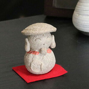 【10月24日20時開始ポイント10倍】おじぞう様 地蔵 信楽焼 お地蔵さま お地蔵さん 陶器地蔵 手づくり地蔵さま 置き物 しがらきやき やきもの 地蔵菩薩 me-0007