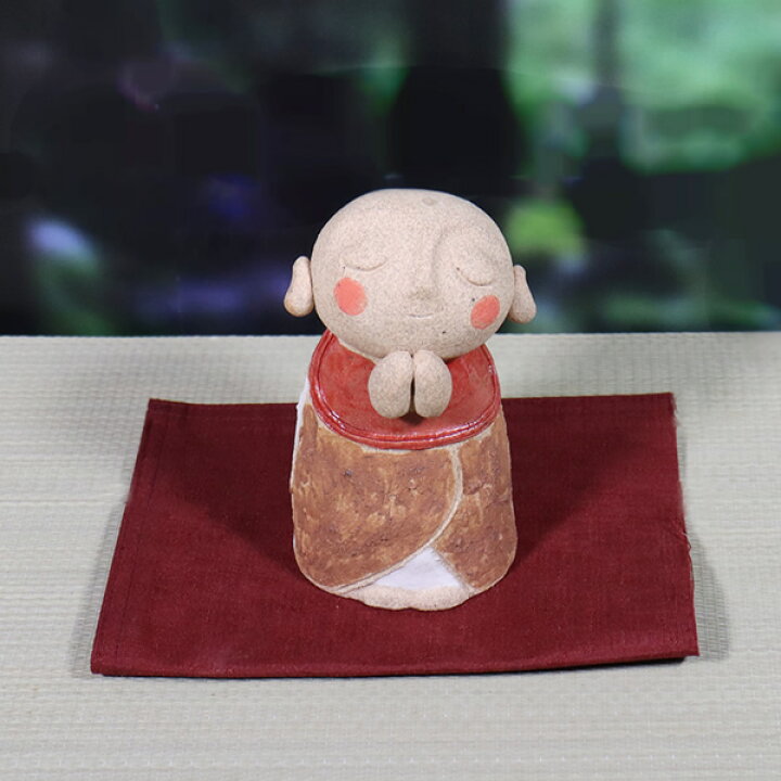 お地蔵さん 置物 手作り おじぞう様 地蔵 信楽焼 お地蔵さま お地蔵さん